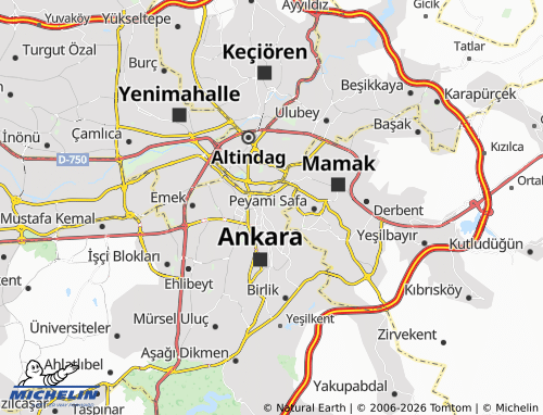 MICHELIN-Landkarte İleri - ViaMichelin