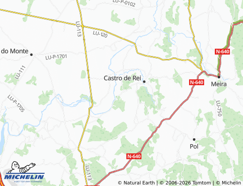 MICHELIN O Burgo map - ViaMichelin