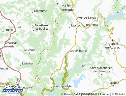 Carte MICHELIN Le Castelet - ViaMichelin