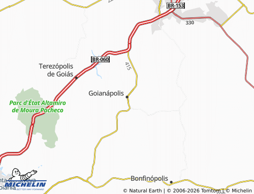 Carte MICHELIN Goianápolis - ViaMichelin