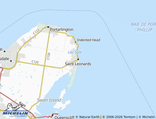 Mapa MICHELIN Saint Leonards - ViaMichelin