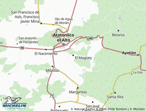 Carte MICHELIN El Maguey - ViaMichelin