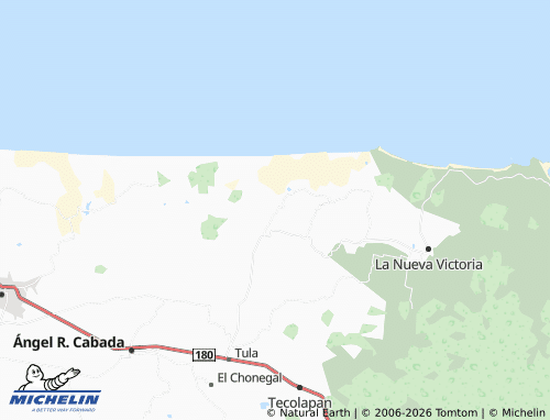 Mapa MICHELIN Perla de Michapan - ViaMichelin