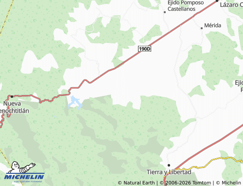 Carte MICHELIN Villa Morelos - ViaMichelin
