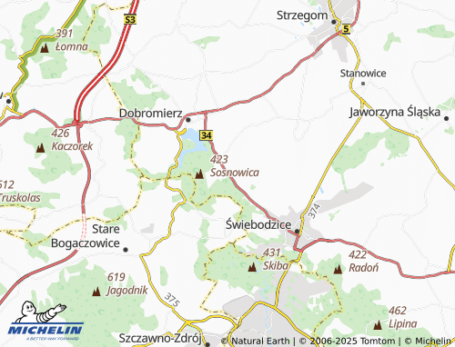 MICHELIN Jaskulin map - ViaMichelin