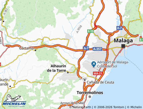 MICHELIN Santa Águeda map - ViaMichelin