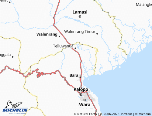 MICHELIN Mancani map - ViaMichelin