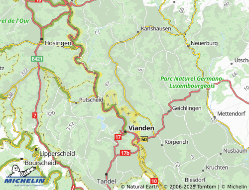 MICHELIN-Landkarte Bauler - ViaMichelin