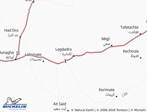 Mappa MICHELIN Lakdadrah - ViaMichelin