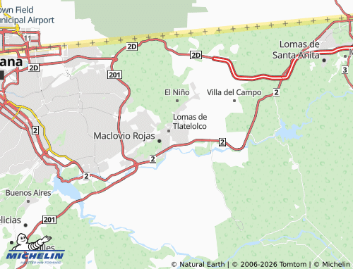 MICHELIN Las Praderas map - ViaMichelin