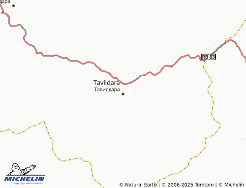 MICHELIN Tavildara map - ViaMichelin
