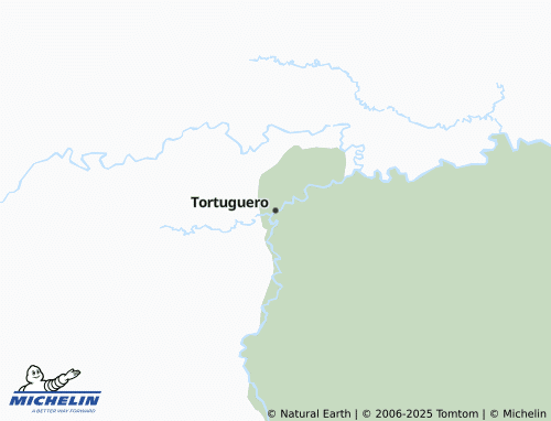 MICHELIN-Landkarte Tortuguero - ViaMichelin