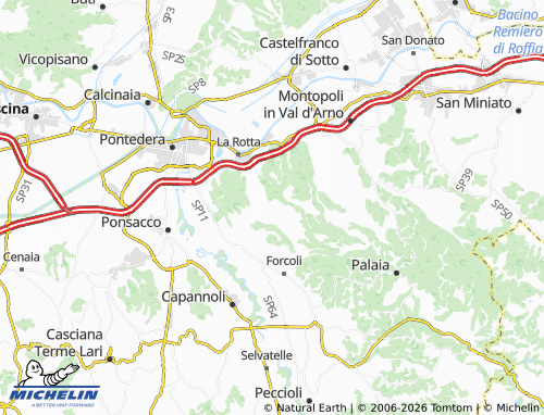MICHELIN Montecastello map - ViaMichelin