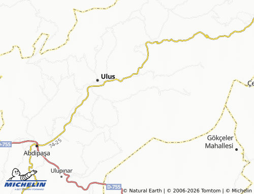 Kaart MICHELIN Eldeş - ViaMichelin
