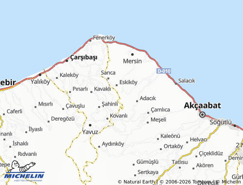 Mappa MICHELIN Karpınar - ViaMichelin