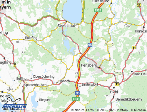 Mappa MICHELIN Iffeldorf - ViaMichelin