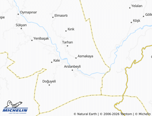 Mappa MICHELIN Asmakaya - ViaMichelin
