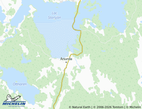 MICHELIN Sjövik map - ViaMichelin
