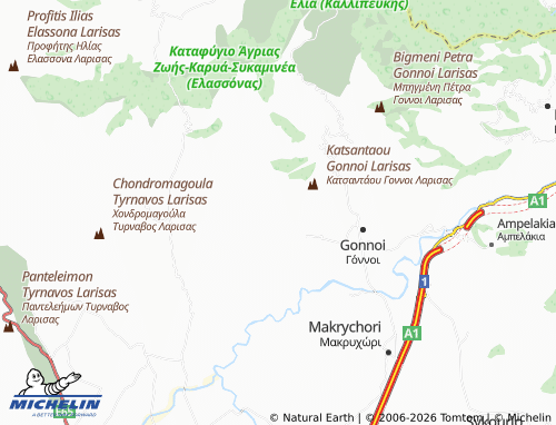 MICHELIN Kordesi map - ViaMichelin
