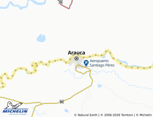 Mappa MICHELIN Arauca - ViaMichelin