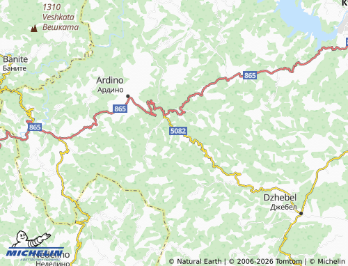 Mappa MICHELIN Sinchets - ViaMichelin