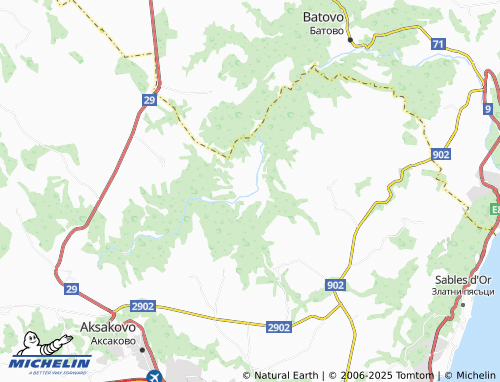 MICHELIN Dolishte map - ViaMichelin