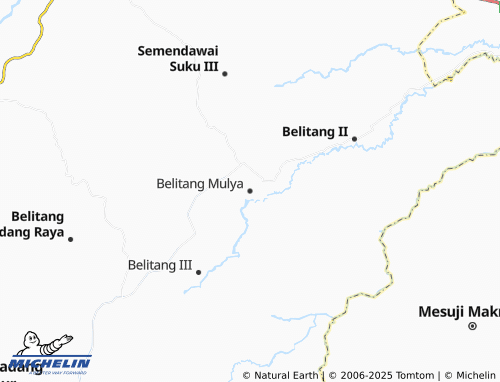 MICHELIN Belitang Mulya map - ViaMichelin