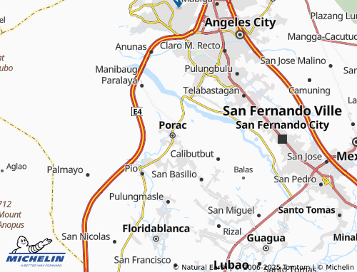 MICHELIN Babo Sacan map - ViaMichelin
