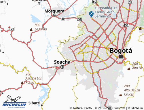 MICHELIN Antonia Santos map - ViaMichelin