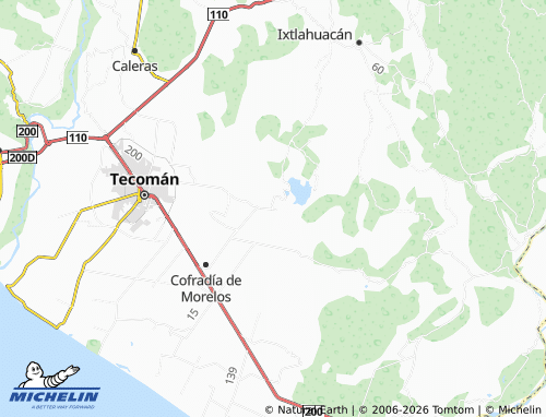 Mappa MICHELIN Cofradía de Hidalgo - ViaMichelin
