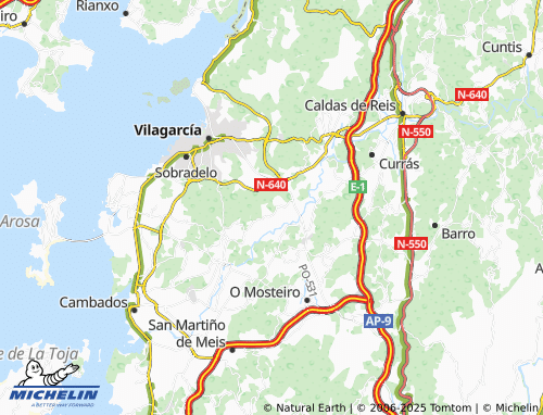 MICHELIN Baión (San Xoán) map - ViaMichelin