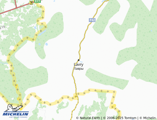 MICHELIN Lavry map - ViaMichelin