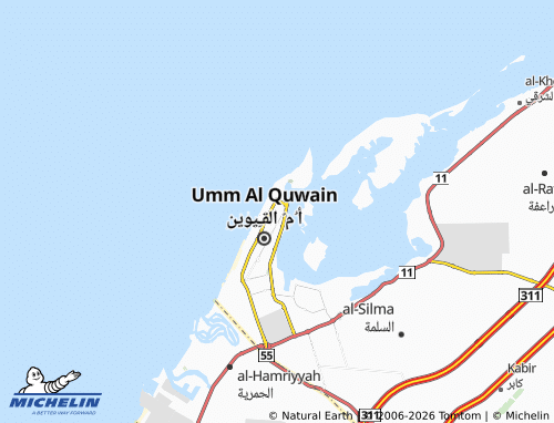 MICHELIN Al Raas-A map - ViaMichelin