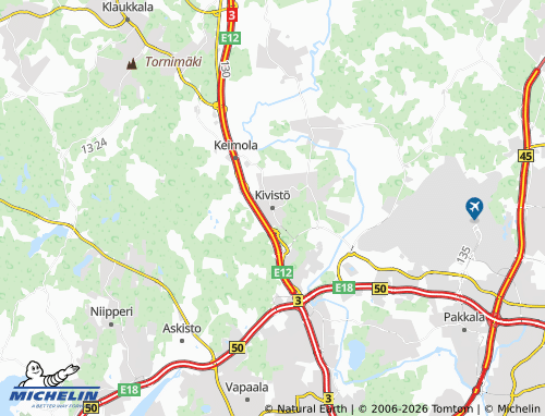 Carte MICHELIN Kivistö - ViaMichelin