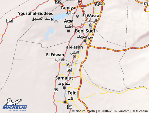Mapa MICHELIN El Fashn - ViaMichelin