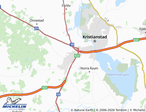 MICHELIN Öllsjö map - ViaMichelin