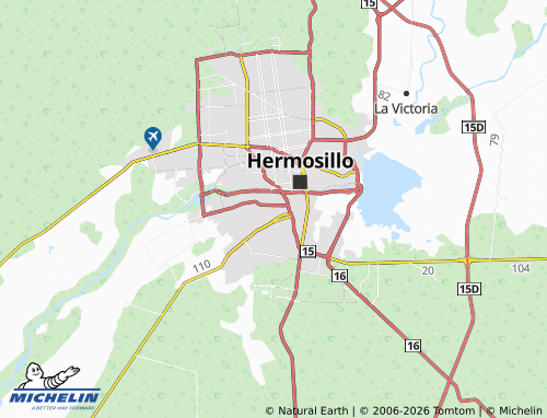 Kaart MICHELIN Residencial Pima - ViaMichelin