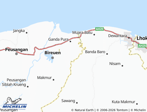 Mapa MICHELIN Tanjong Raya - ViaMichelin