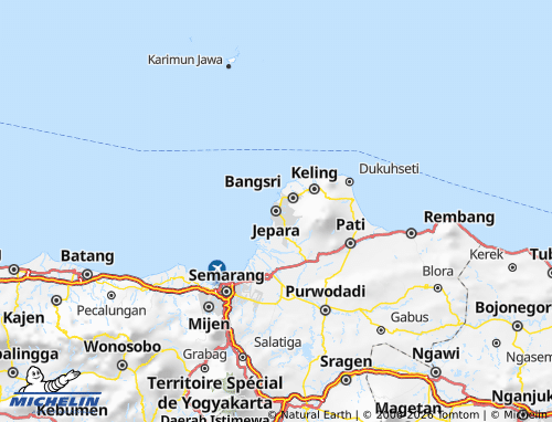 MICHELIN Jepara map - ViaMichelin