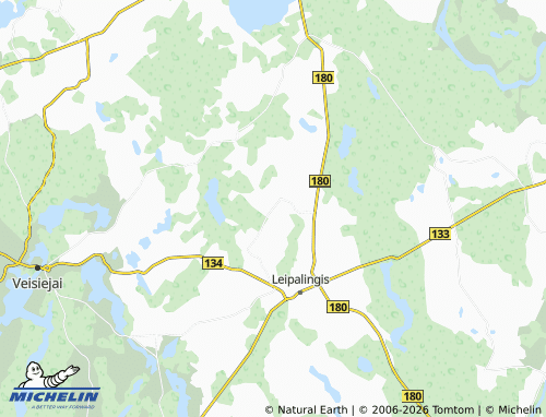 Mapa MICHELIN Jovaišiai - ViaMichelin
