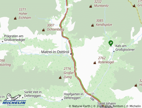 Mapa MICHELIN Matrei in Osttirol - ViaMichelin