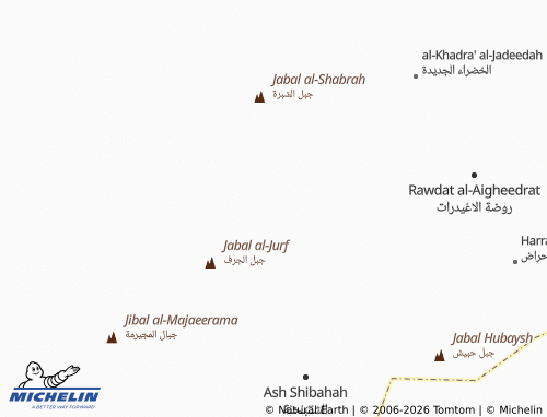 MICHELIN Famm Shithath map - ViaMichelin