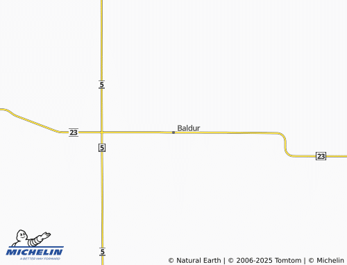 MICHELIN Baldur map - ViaMichelin