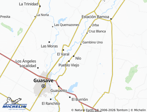 Carte MICHELIN Nío - ViaMichelin