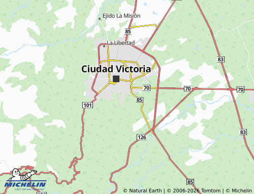 Mappa MICHELIN Jardines del Sur - ViaMichelin