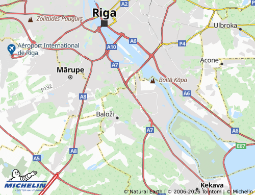Mapa MICHELIN Krustkalni - ViaMichelin