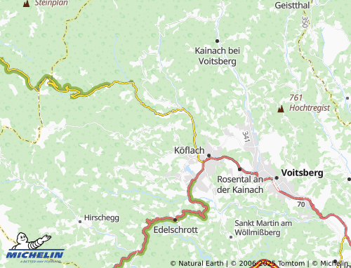 MICHELIN-Landkarte Kirchberg - ViaMichelin
