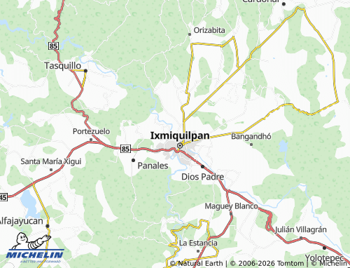 MICHELIN Valle de San Javier map - ViaMichelin