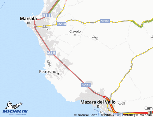MICHELIN Palermo map - ViaMichelin