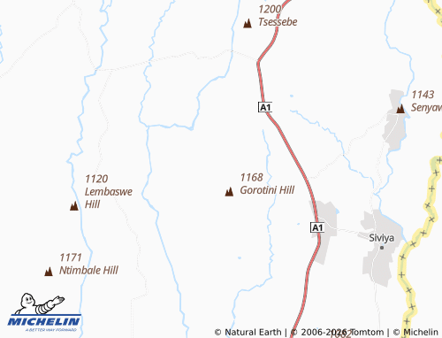 Mapa MICHELIN Themashanga - ViaMichelin